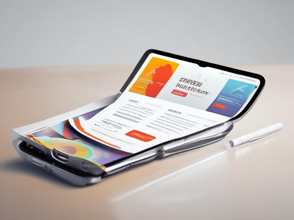 a realistic high resolution of a newsletter sign up form