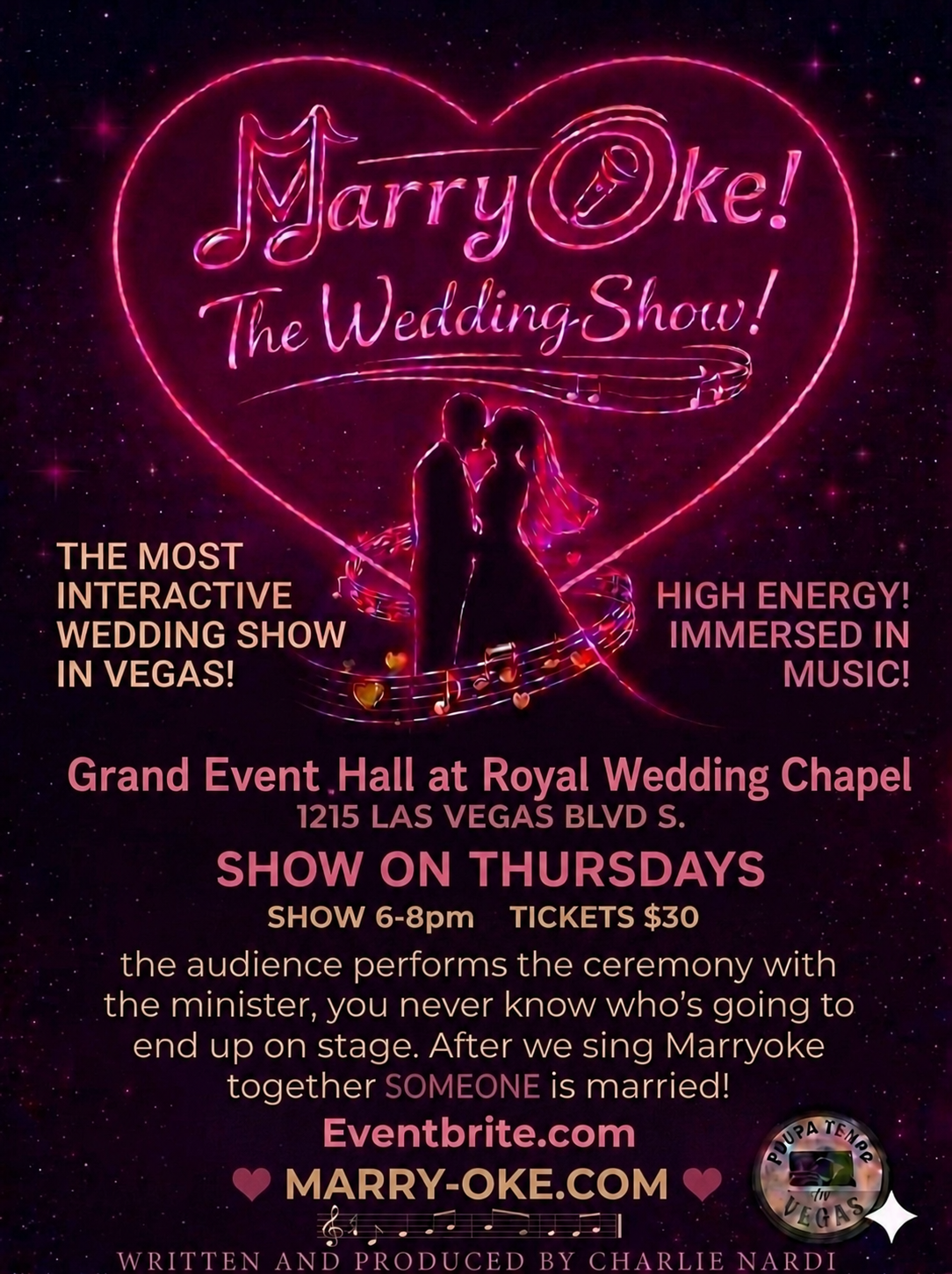 MARRYOKE show branding and information