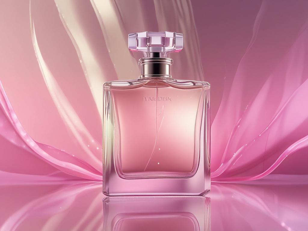 A stunning high resolution image of a perfume bottle, showcasing