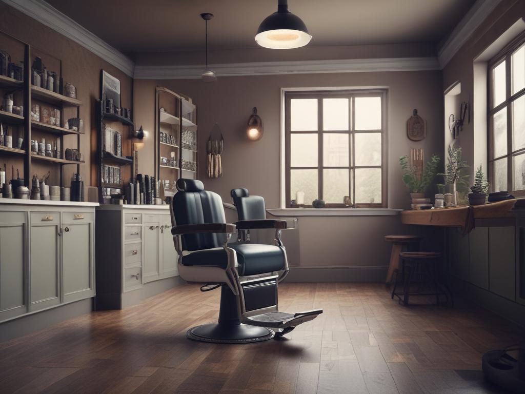 barber shop, stylish haircut, modern grooming, men's haircut