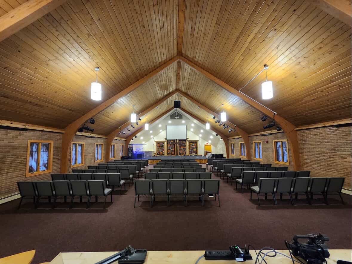 Church worship service