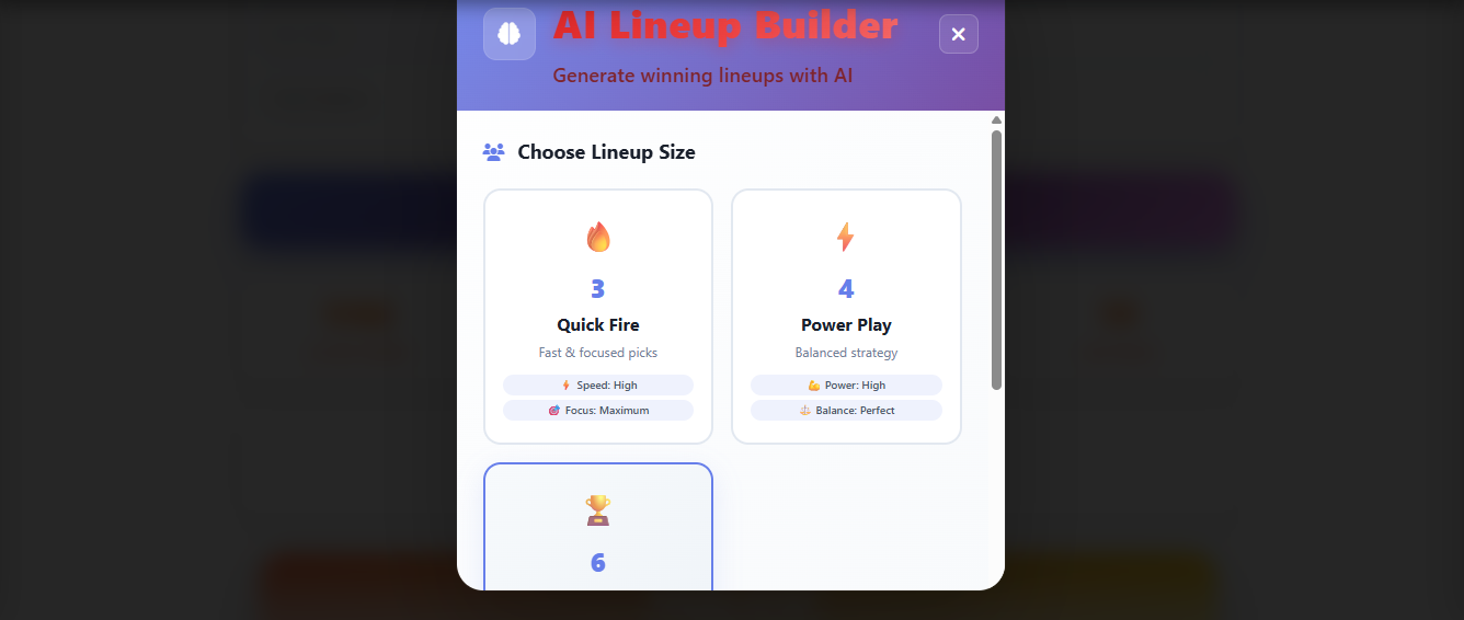 Odds Comparison Interface