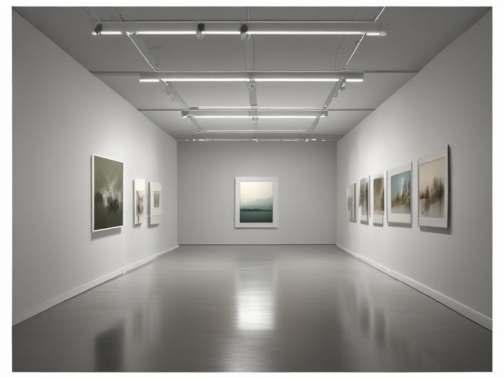 art gallery, AI technology, tour, immersive experience, contemporary art