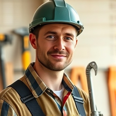 Professional construction team member
