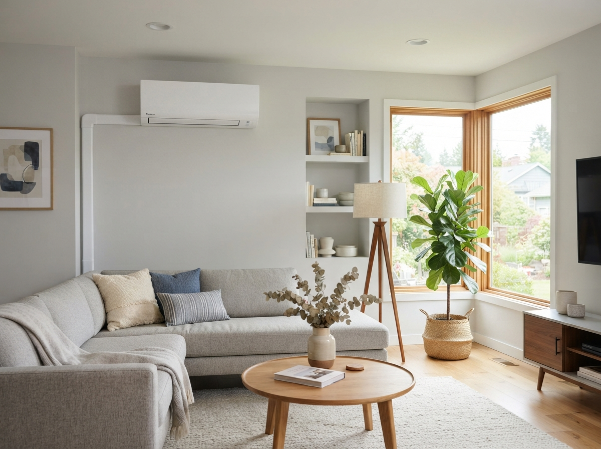 Mini split HVAC system