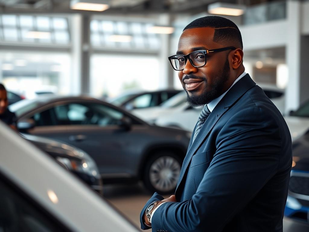 A powerful image of Waziri Sheriff Galadami in a professional