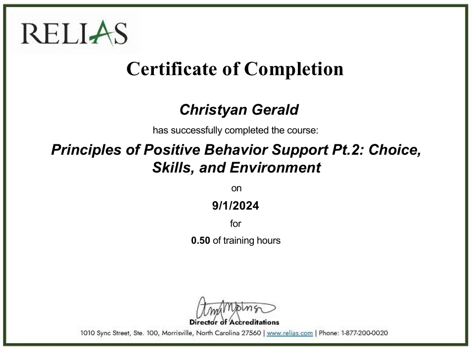 Principles of Positive Behavior Support Pt.2: Choice, Skills, and Environment