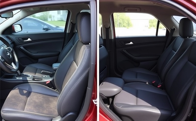 Before and after interior detailing - fresh clean interior