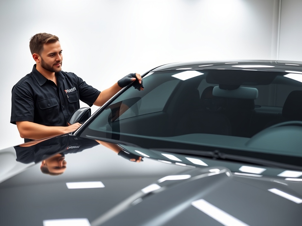 Professional ceramic coating application
