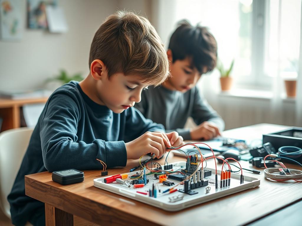 An inviting high resolution image of an open STEM kit