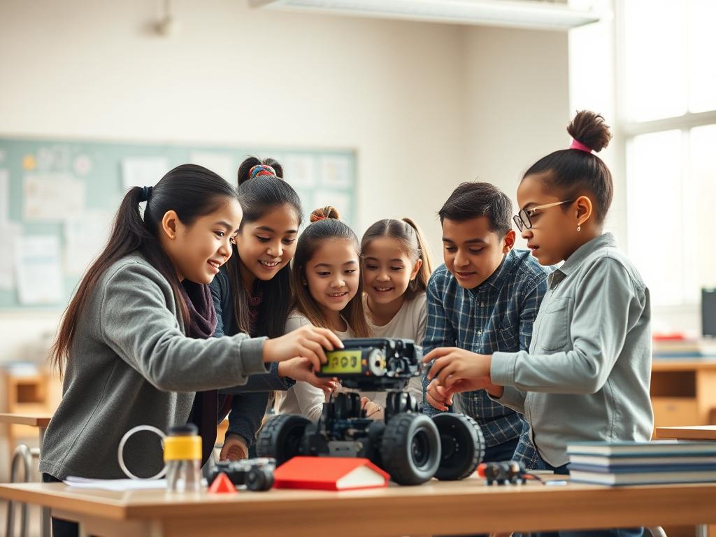A high resolution image of a diverse group of students