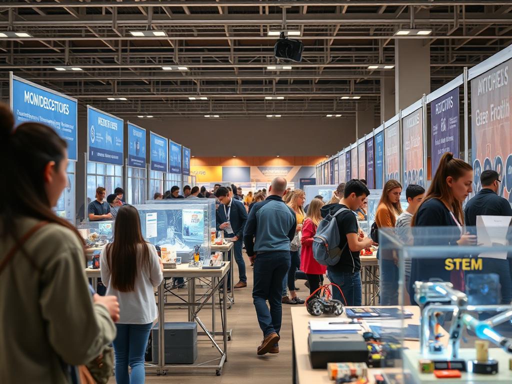 A high resolution image capturing a lively STEM event, with