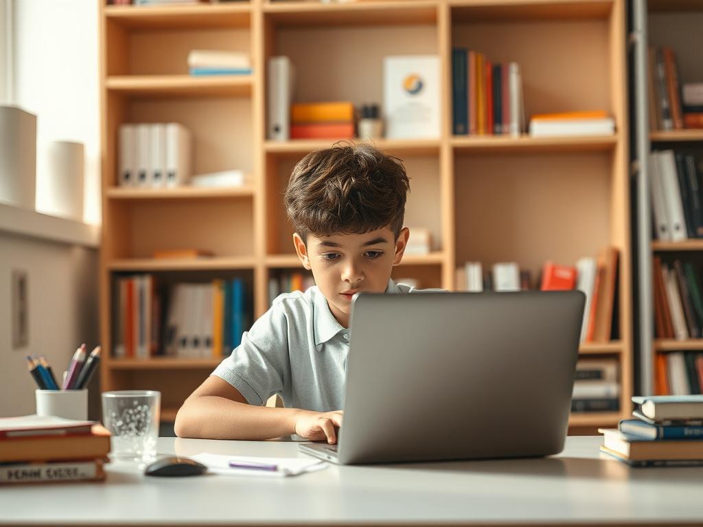 A high resolution image of a student sitting at a