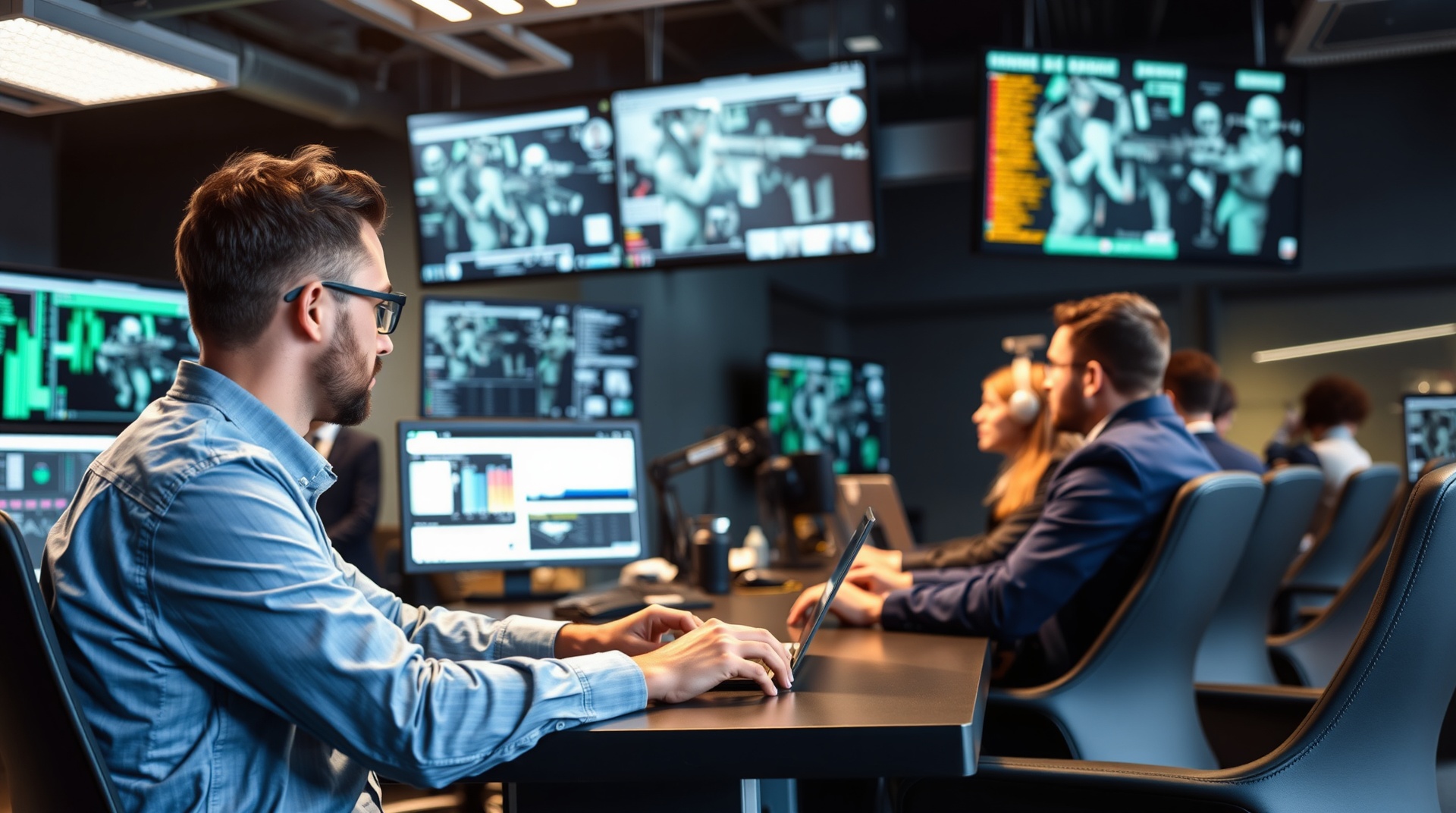 Modern defense-tech workplace operations