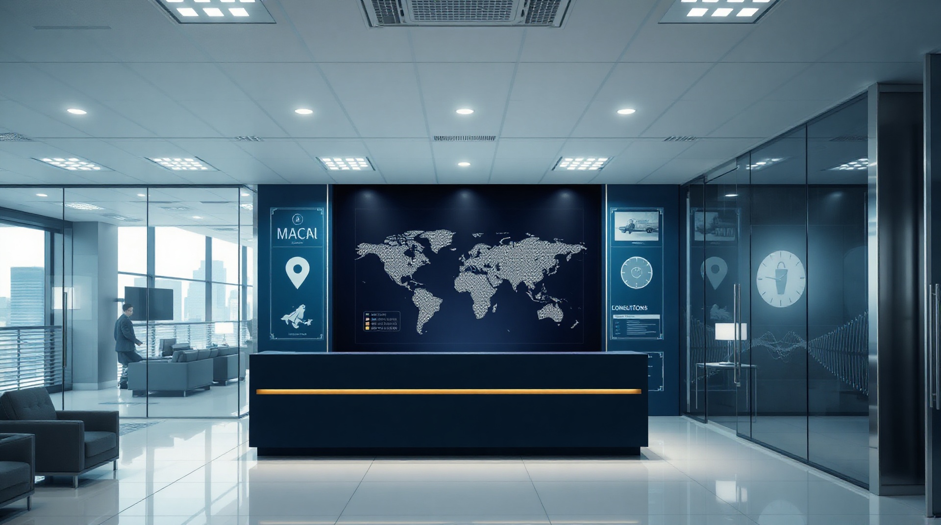 Premium corporate office and secure operations center