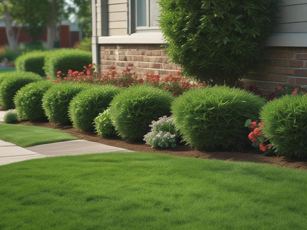 lawn edging, trimming, landscaping, neat appearance