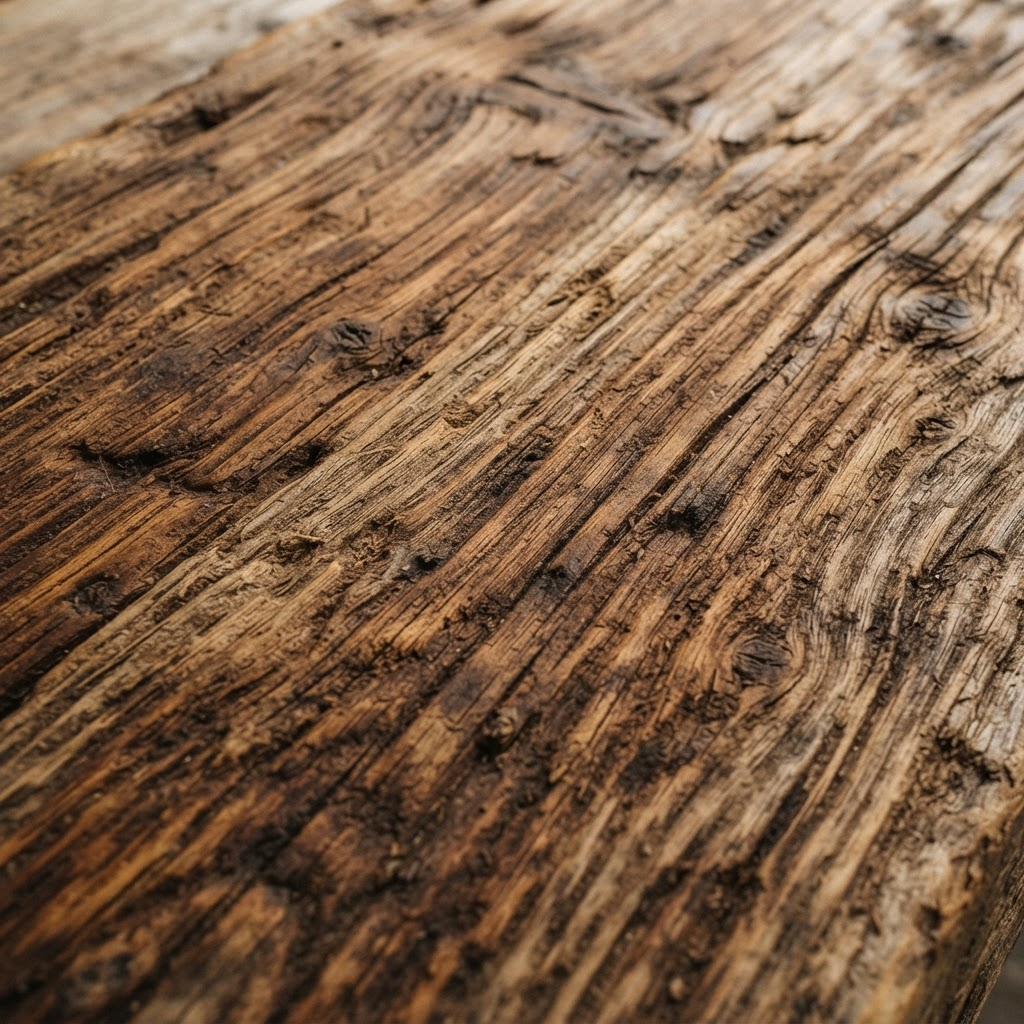 Wood grain texture detail
