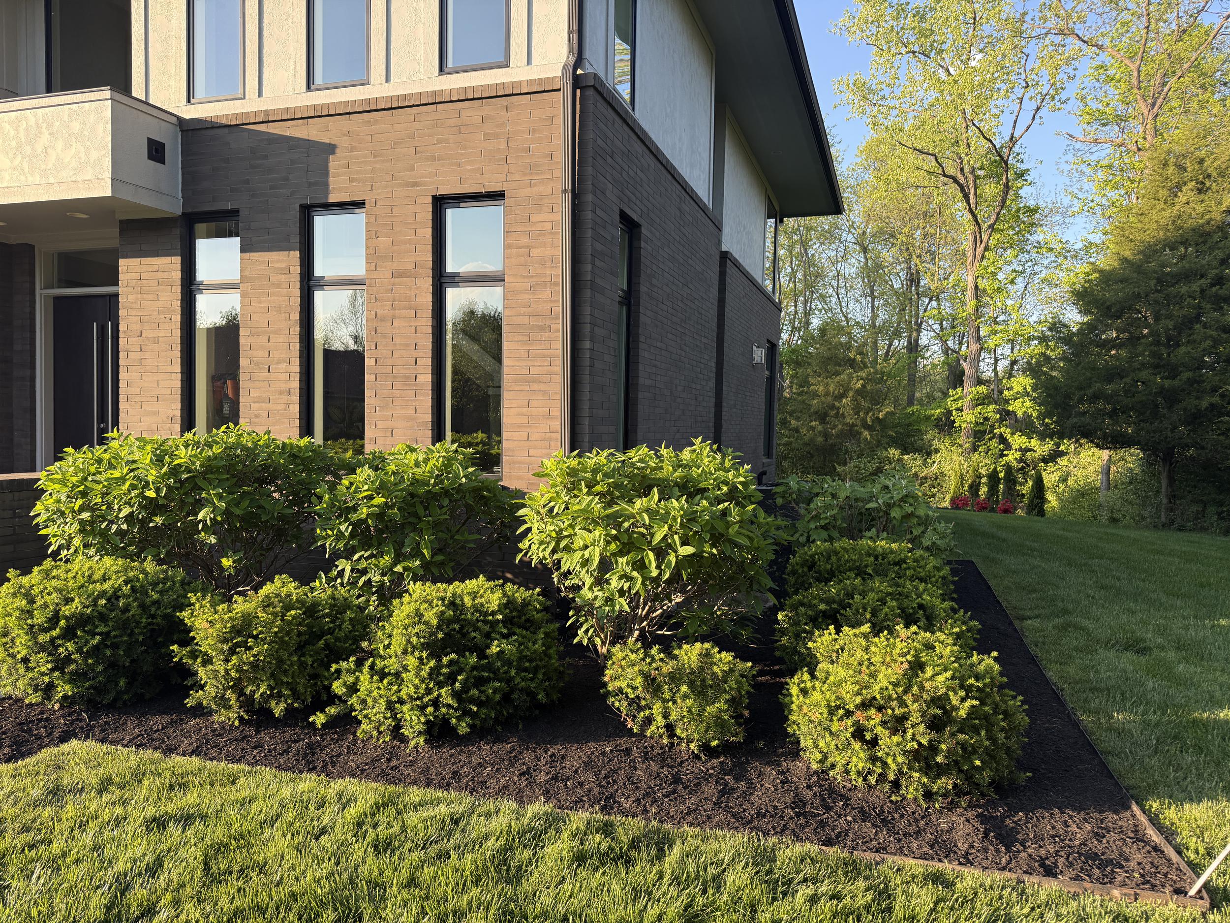 green wood mulching <br/>mulchmanpandscaping.com