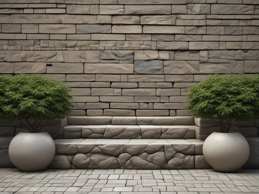 decorative stone, landscaping, elegant design