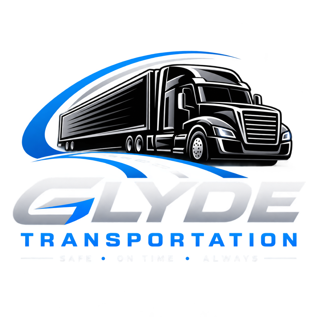 Glyde Transportation truck logo