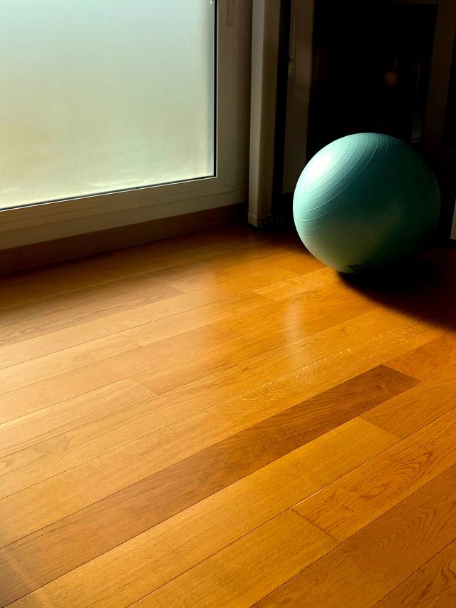 This is a picture of flooring after hardwood floor repair services.