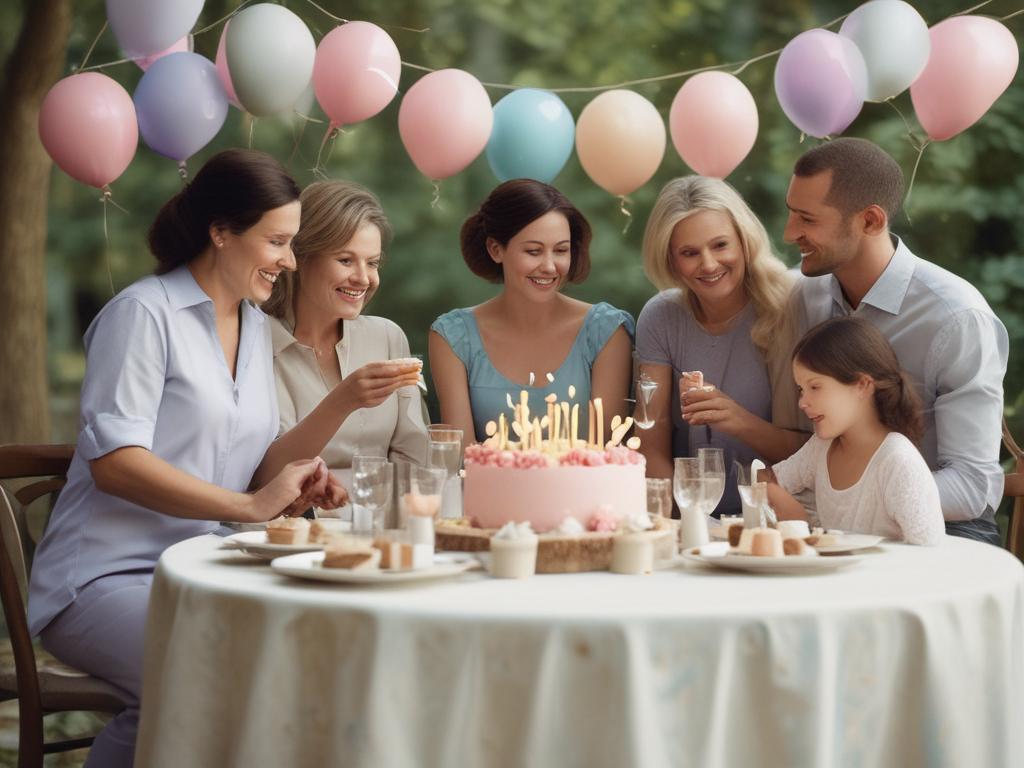 family celebration, birthday party, reunion, anniversary, Raleigh Durham