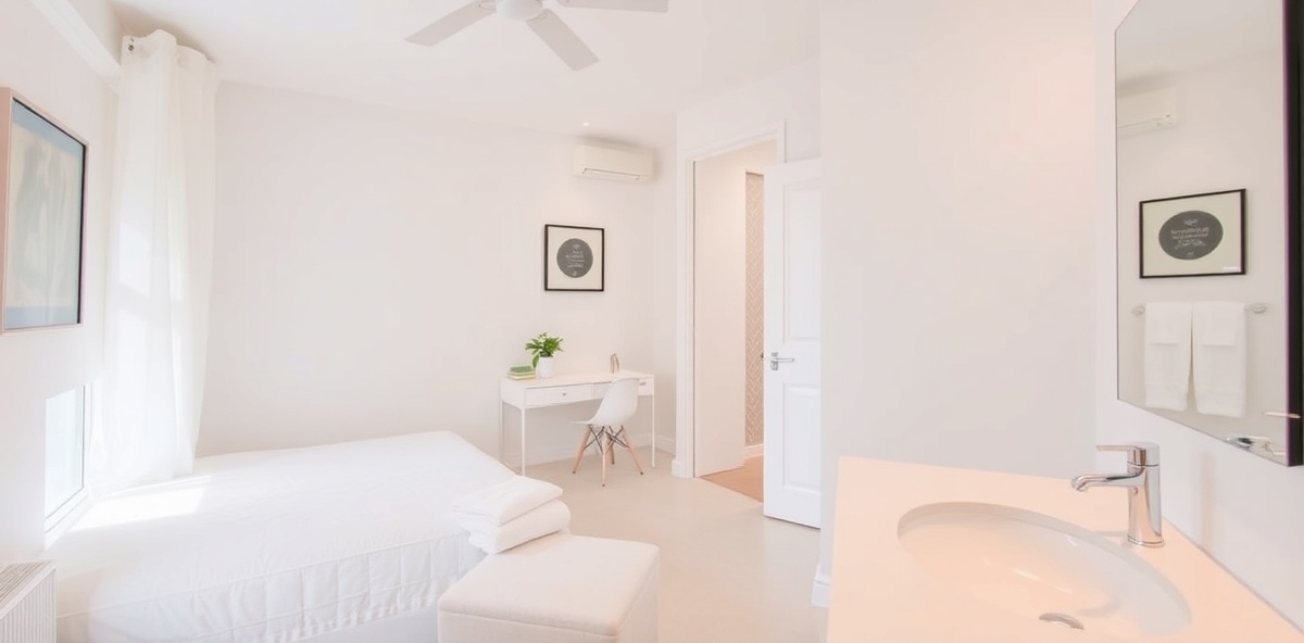 Freshly cleaned Airbnb ready for guests