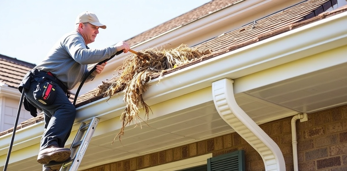 Professional gutter cleaning service