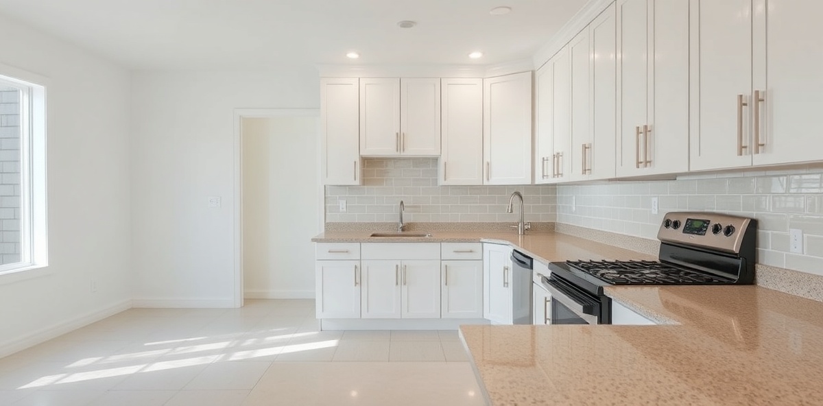 Spotless clean kitchen