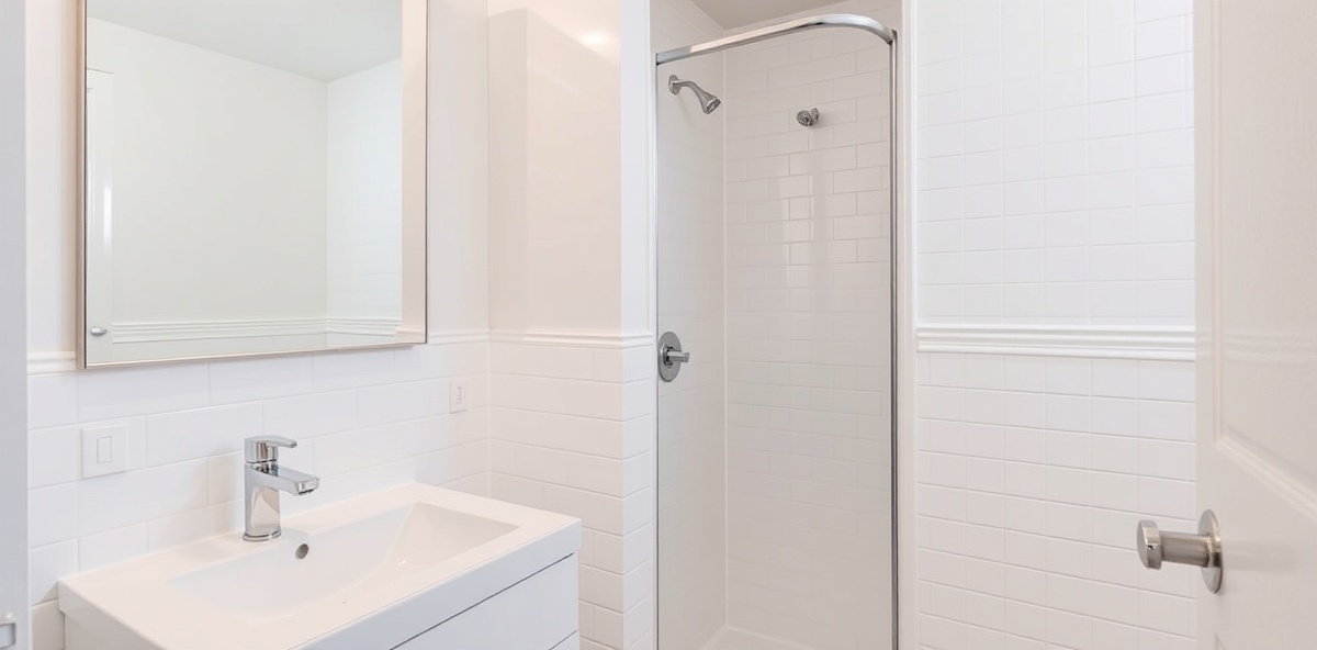 Spotless clean bathroom