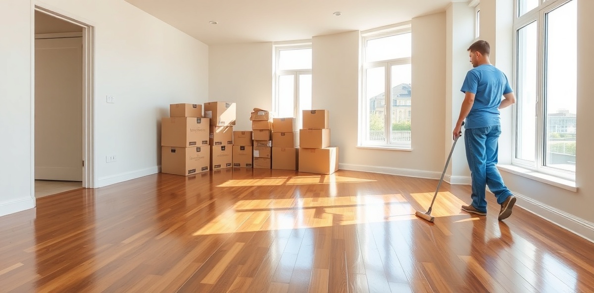 Move-out cleaning ready apartment