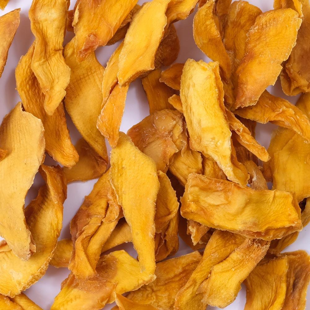 Professional display of all dried fruit varieties