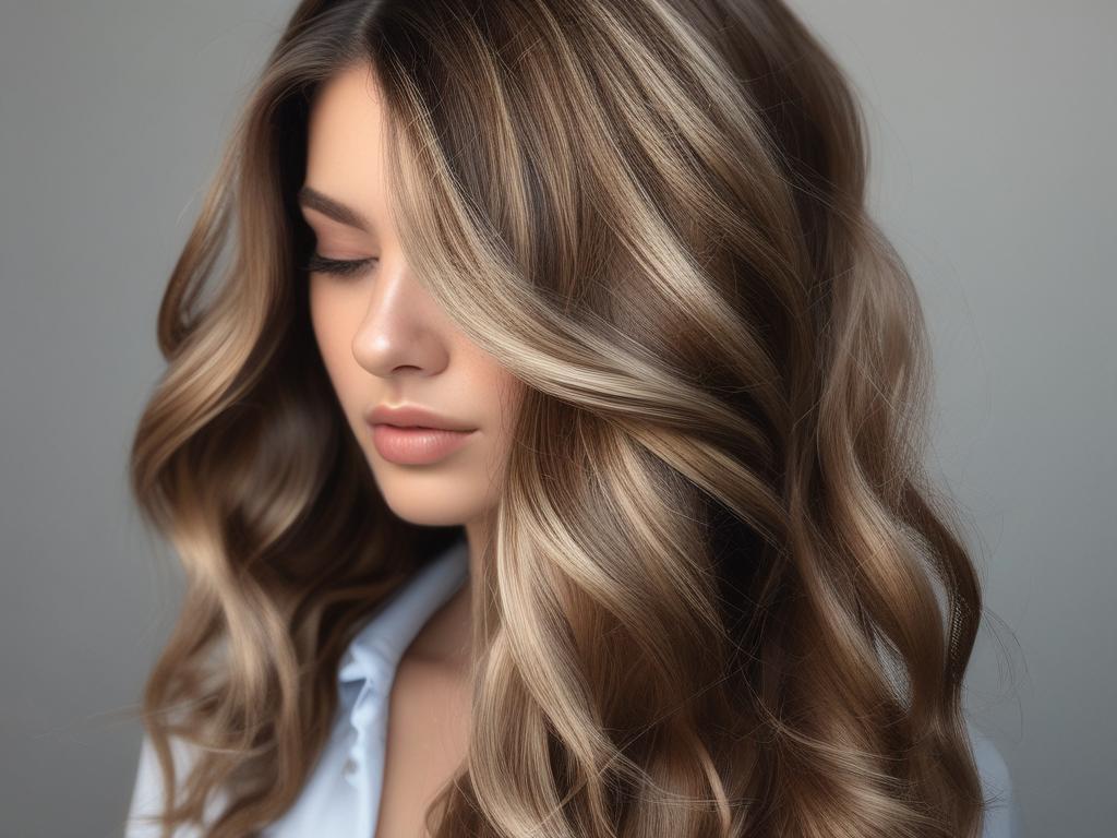 hair coloring, balayage, highlights