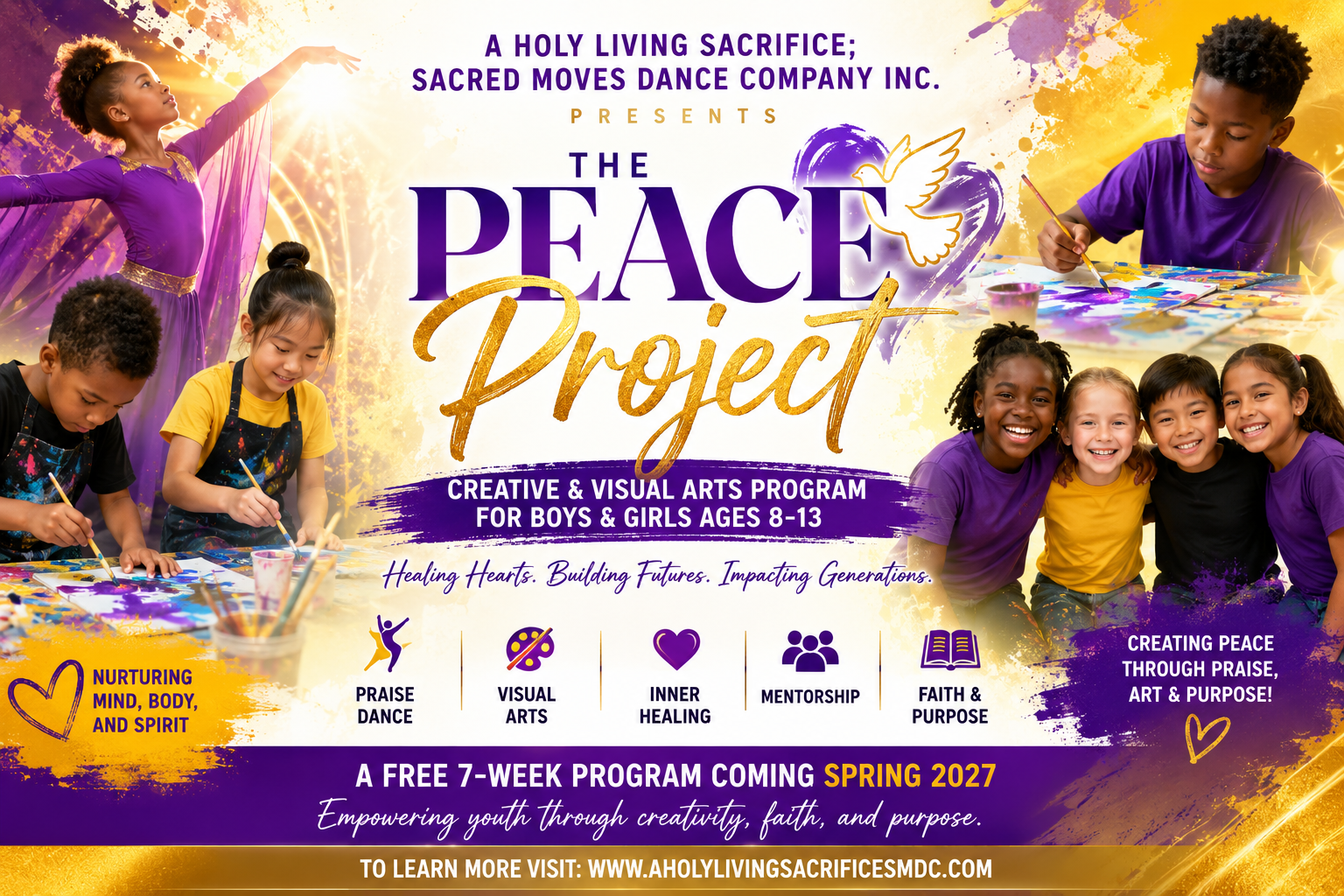 The Peace Project support flyer