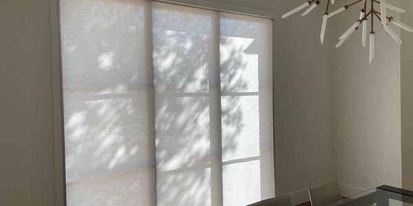 Light filtering roller window shades in Tulsa.