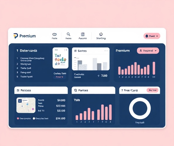 Premium SAT prep dashboard interface