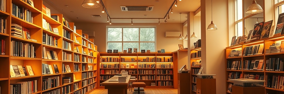 Bookstore interior