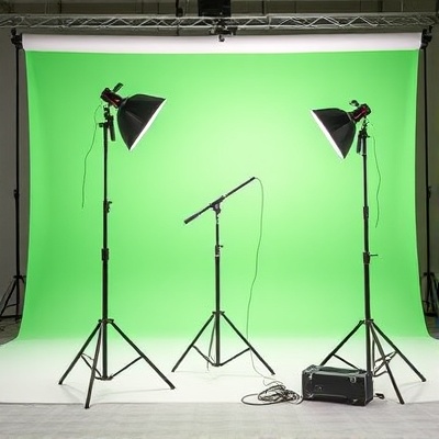 مجموعة شاشة خضراء استوديو