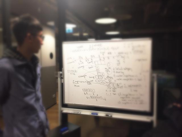 Working hard on the scoring algorithm