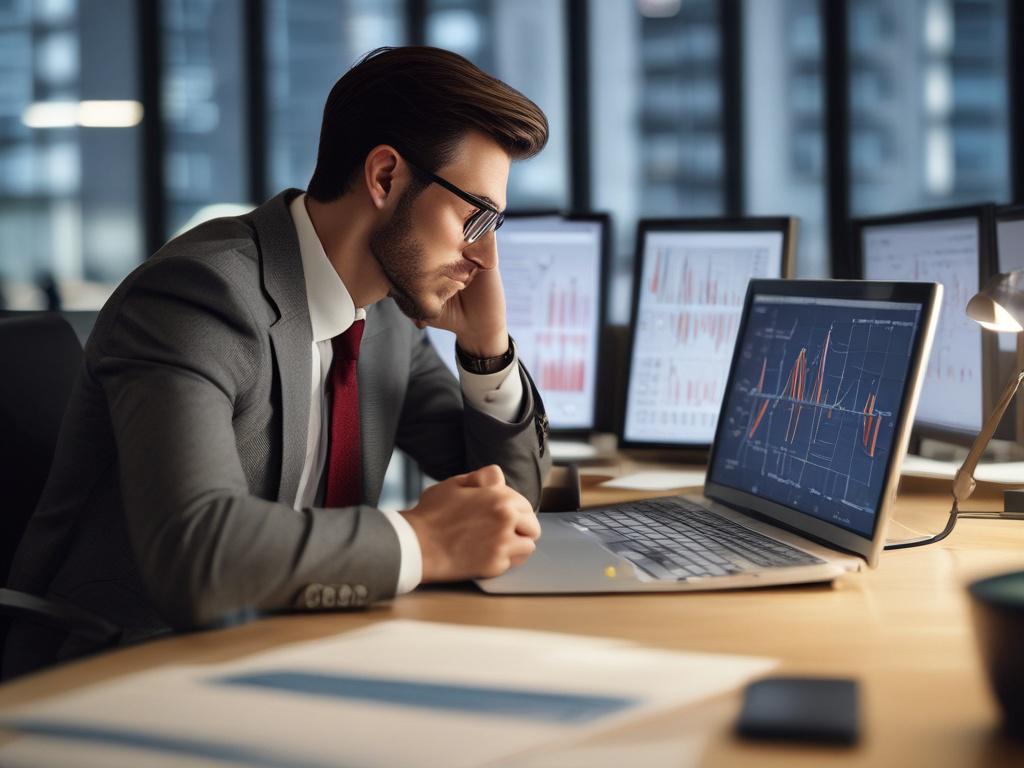 A hyper realistic close up shot of a business consultant