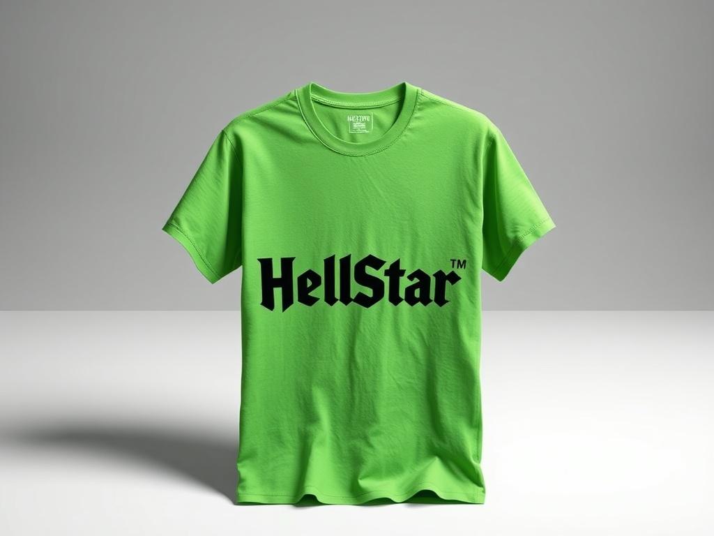 A realistic high resolution image of a HellStar Graphic Tee