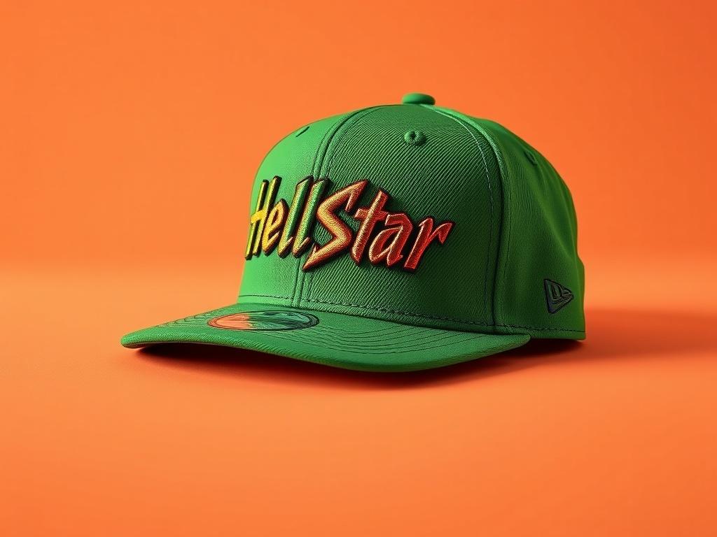 A realistic high resolution image of the HellStar Snapback Cap