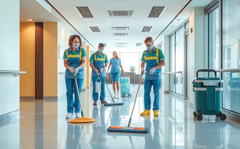 Professional janitorial team providing janitorial services and office maintenance