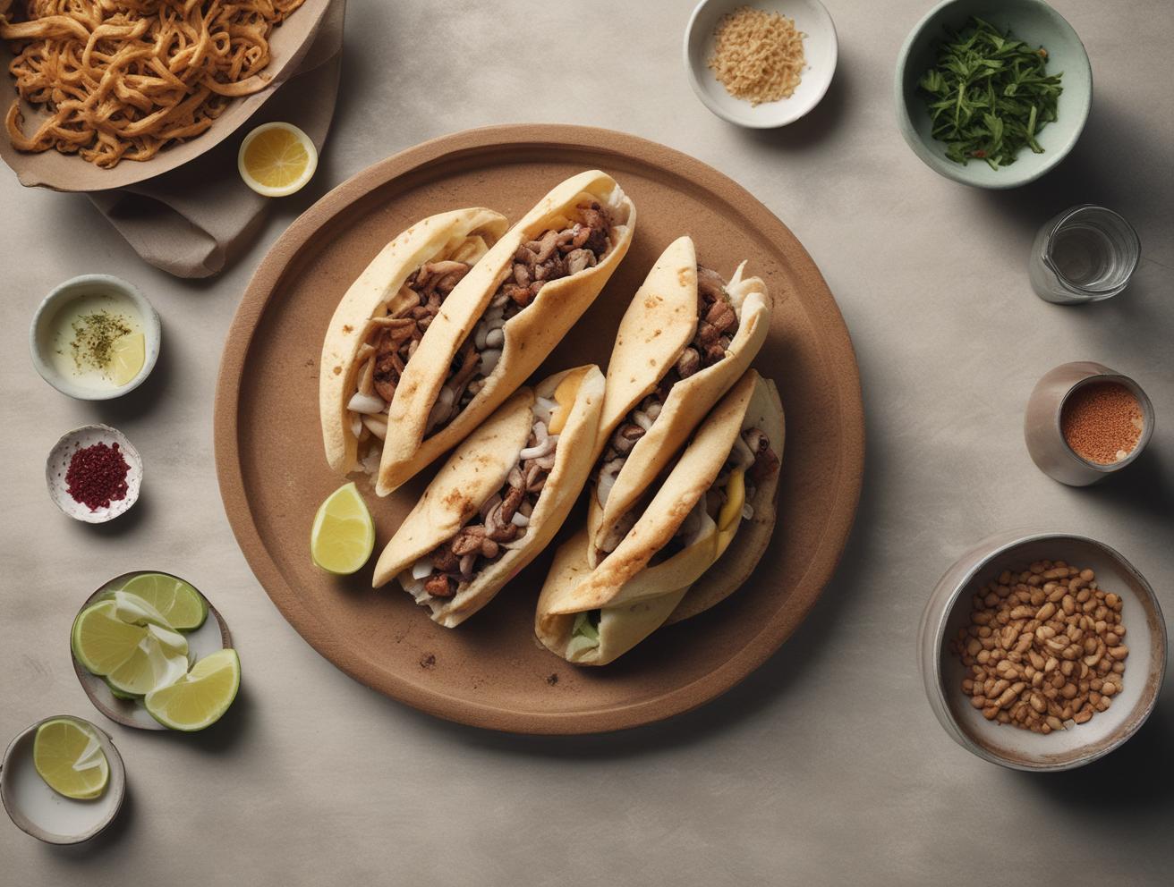 shawarma preparation