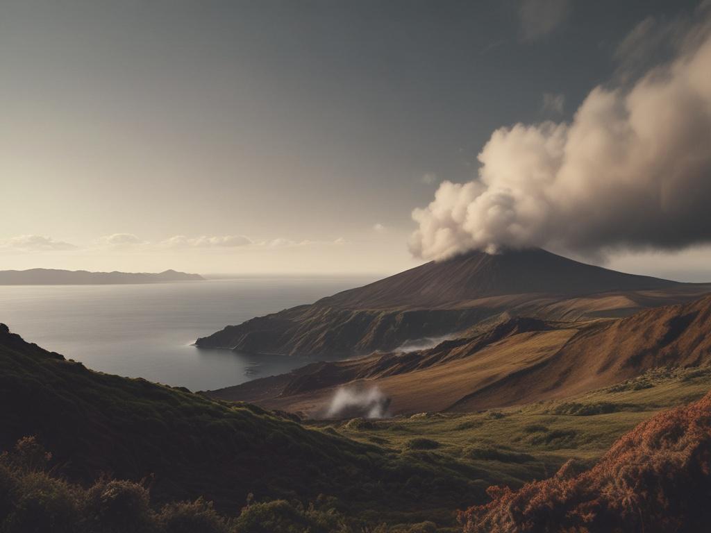 web cameras, volcano live feed, Azores