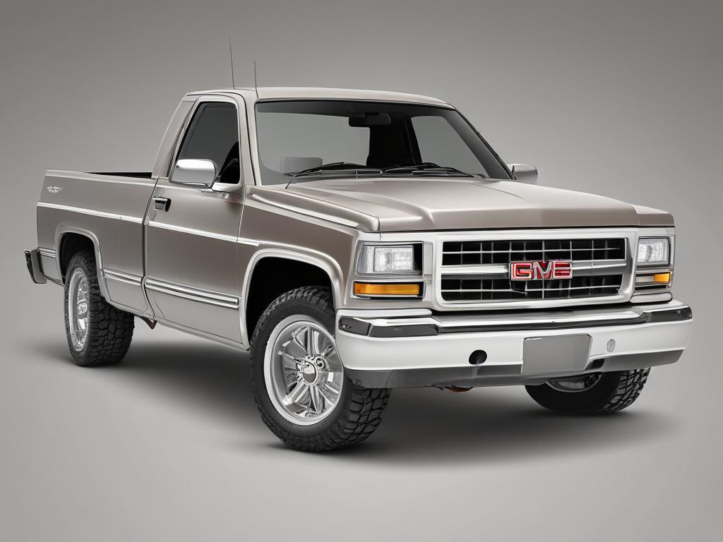 1995 GMC Sierra restoration, classic truck, custom billet parts