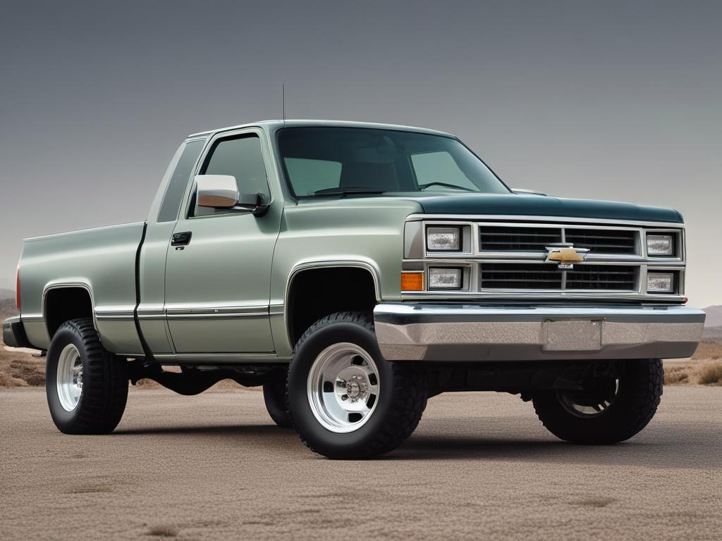 1990 Chevy Silverado, custom billet parts, truck enhancement