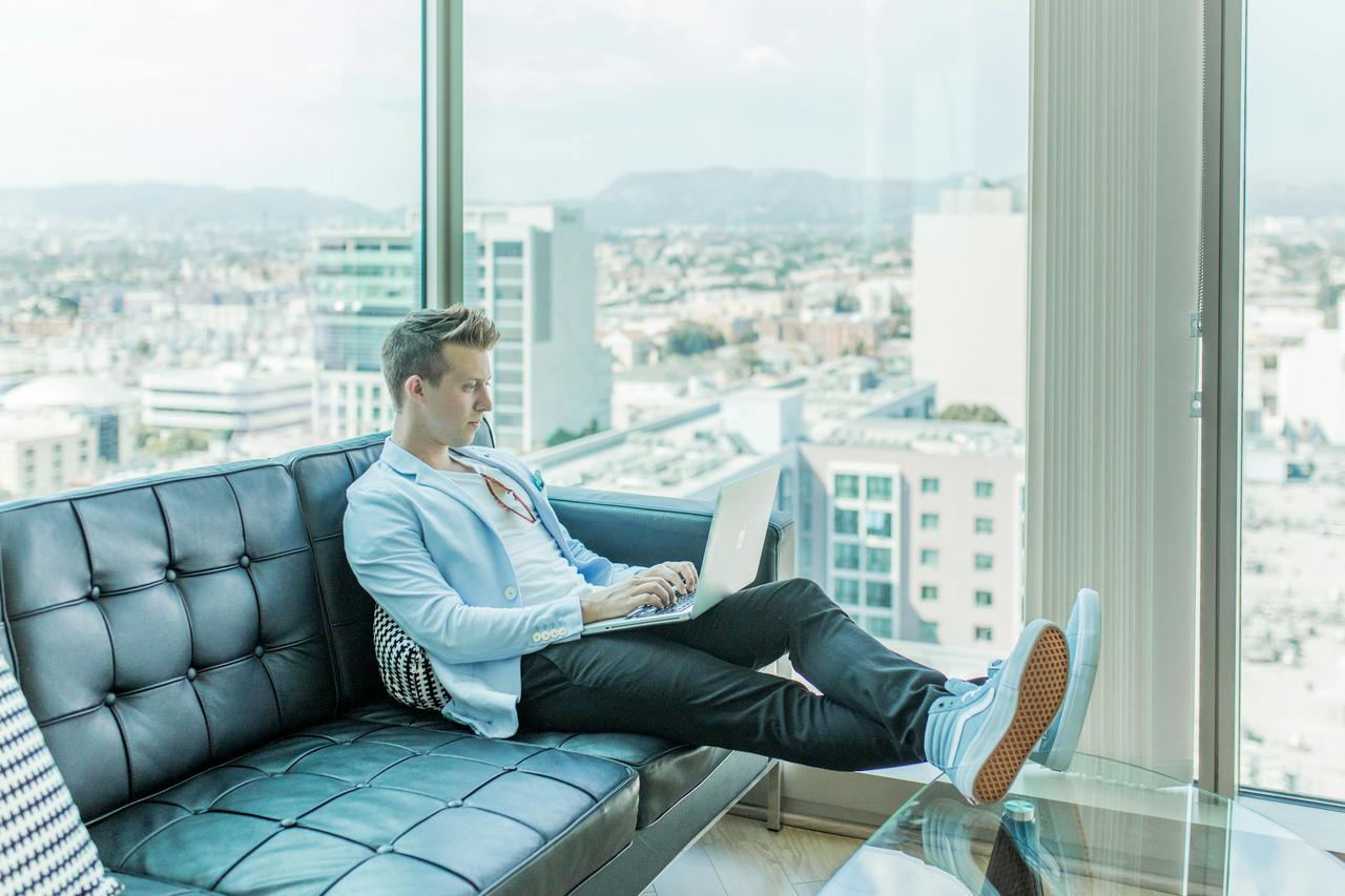 This Entrepreneur, Austin Distel, is blogging on his laptop about building a social media marketing strategy to showing bloggers how to make money on Facebook, Pinterest, and Instagram. His business has become a technology company, selling software and day trading cryptocurrency on the blockchain.

Model: @Austindistel
https://www.instagram.com/austindistel/

Photographer: @breeandstephen
https://www.instagram.com/breeandstephen/

This photo is free for public use. ❤️ If you do use this photo, Please credit