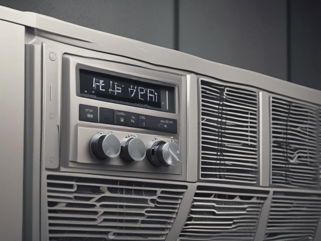 A hyper realistic close up shot of a newly installed