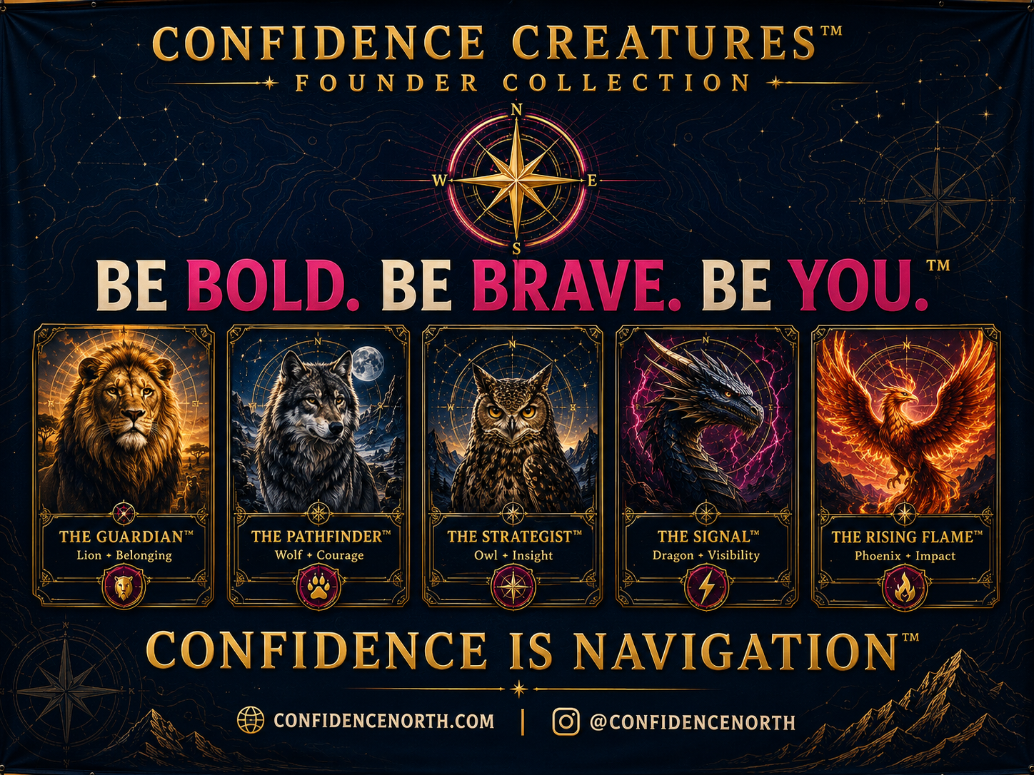 Confidence Creatures Cards